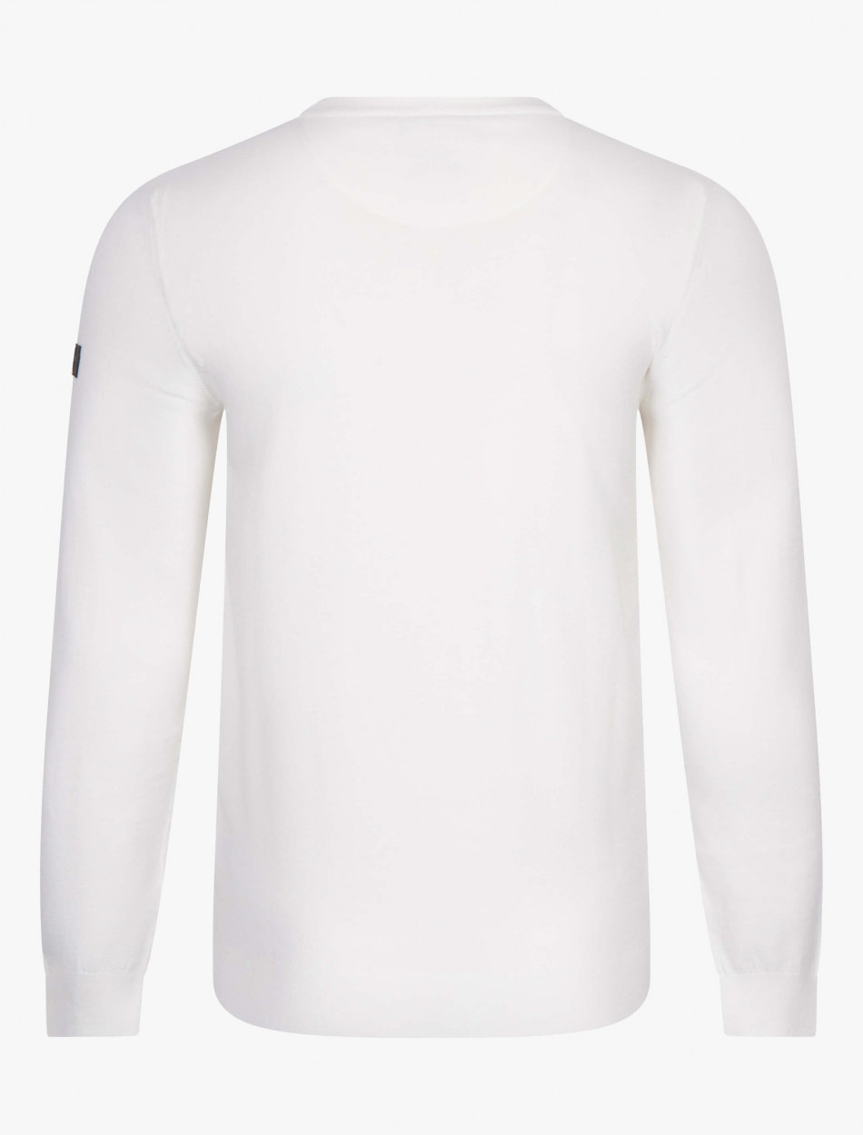 Cavallaro | Sorrentino r-neck pullover 118241013 off white 120