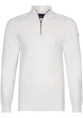 Cavallaro | Trezzo Half Zip Pullover Off White