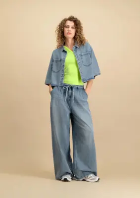 Circle of Trust | Mae denim blouse