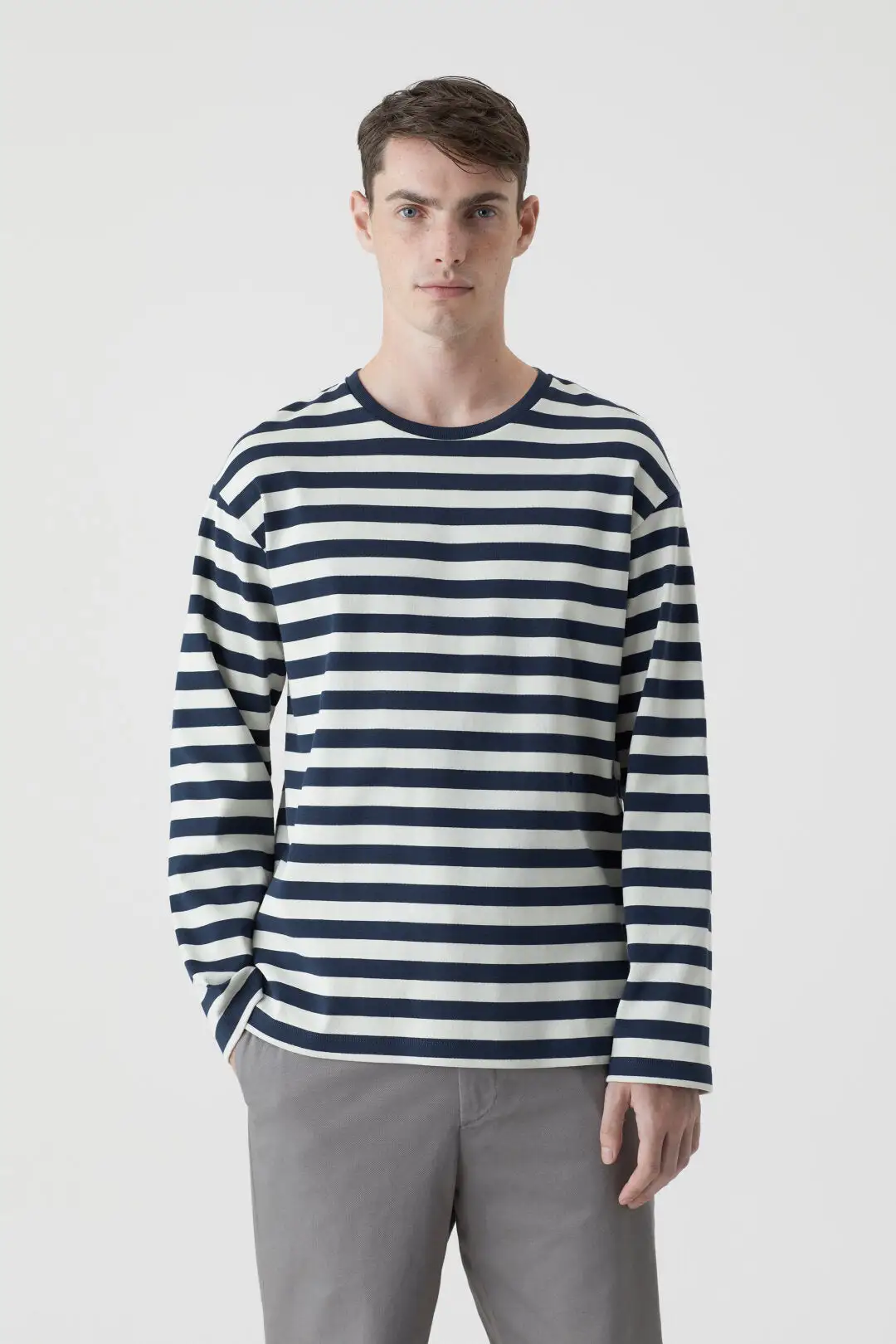 Closed | striped long sleeve dark night