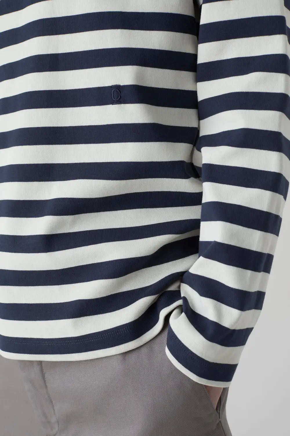 Closed | striped long sleeve dark night