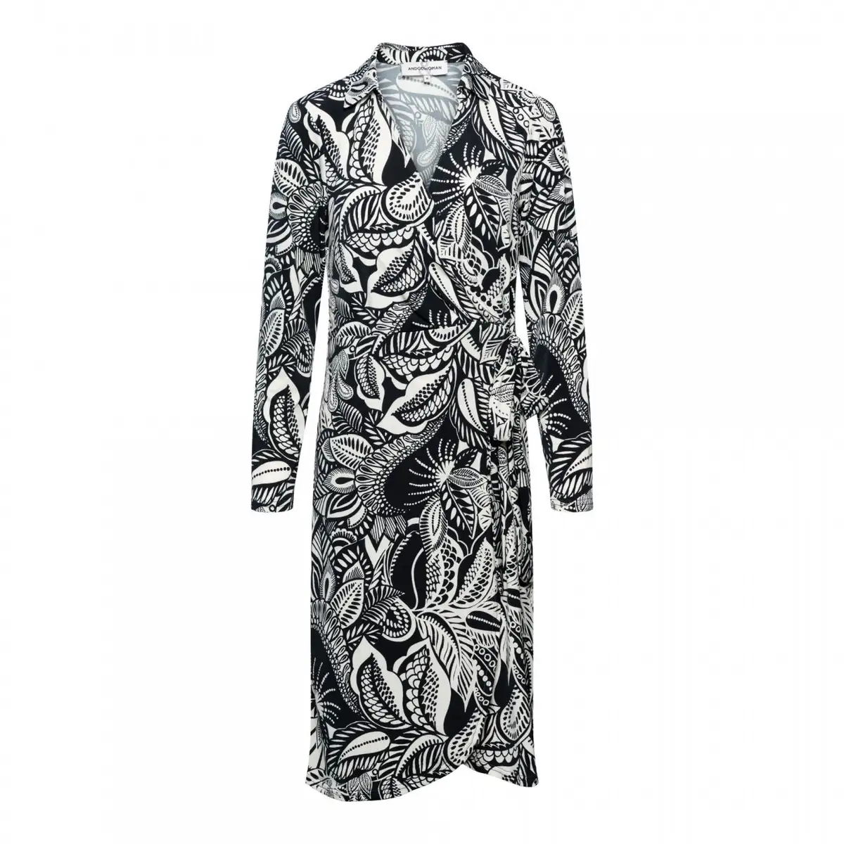 &Co | LESSY ARTY LEAVE A-Black Multi