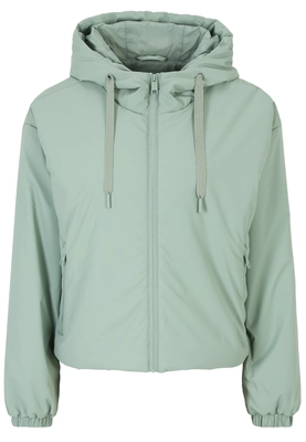 Covered | Ladies pu jacket - knitted l612fc pam