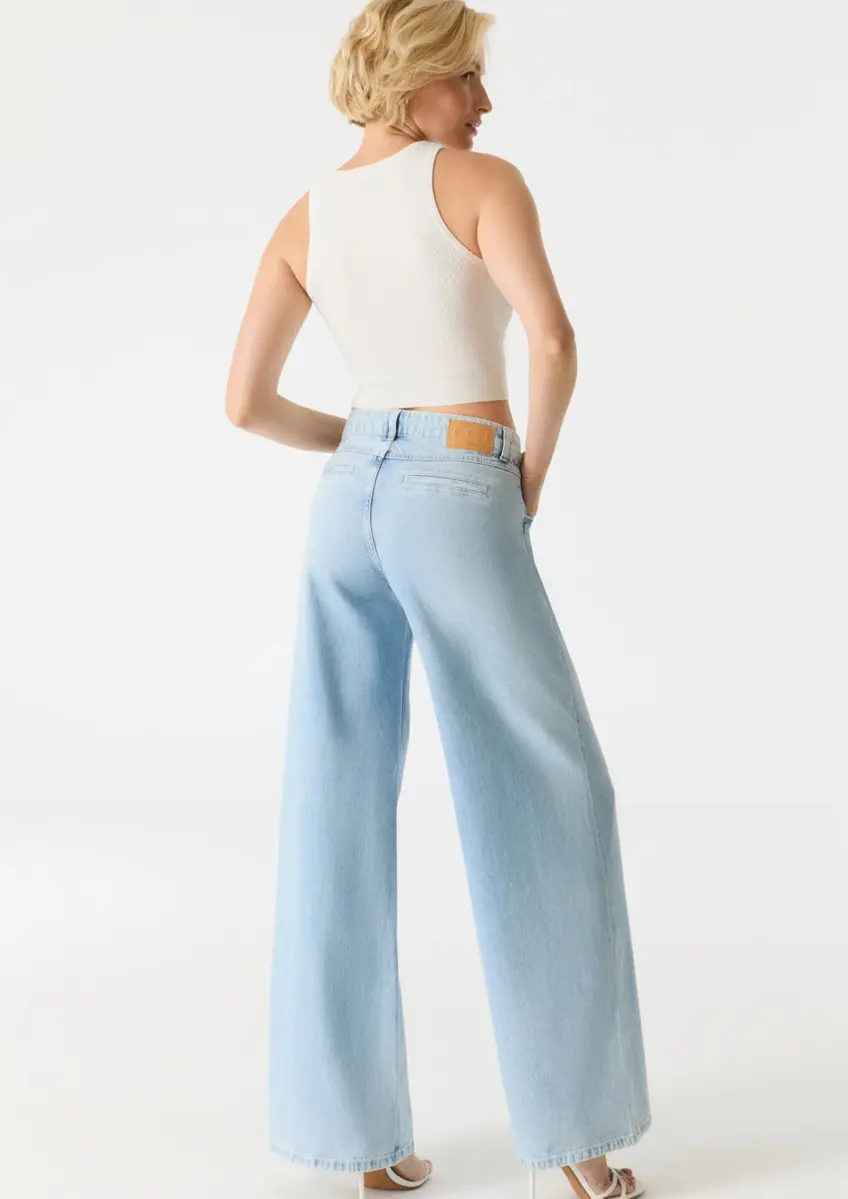 Cup of Joe | Hazel Mid Waist Full Length 5 Pocket Jeans