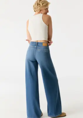 Cup of Joe | Hazel Mid Waist Full Length 5 Pocket Jeans