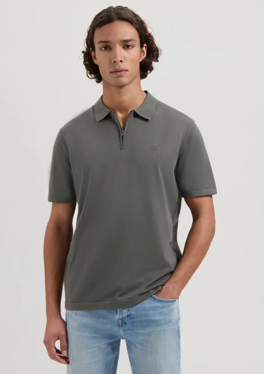 Dstrezzed | Ds_dorian zip polo