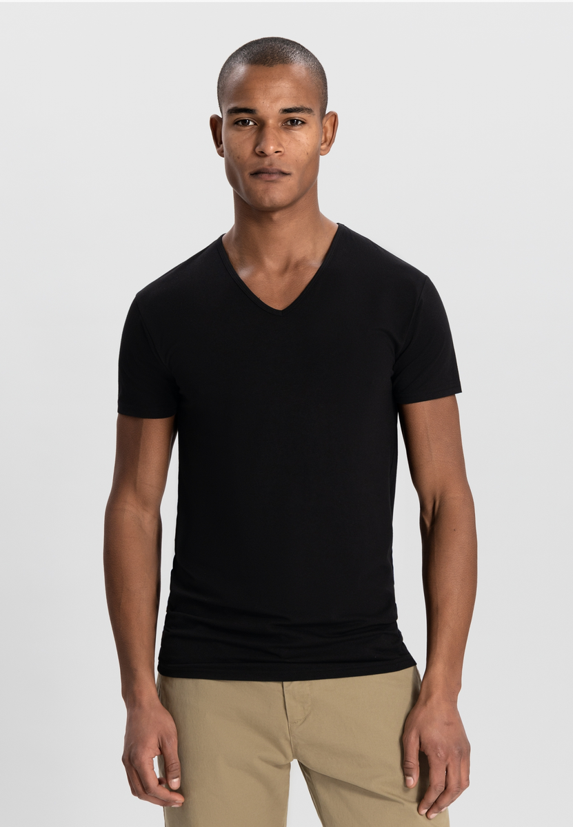 Dstrezzed | DS_Eastwood 2 Pack V-Neck Tee Bamboo Blend