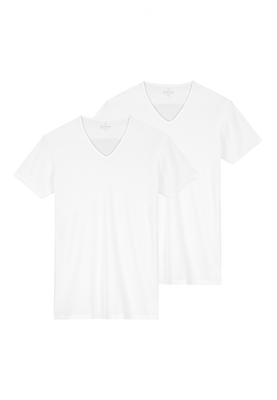 Dstrezzed | DS_Eastwood 2 Pack V-Neck Tee Bamboo Blend