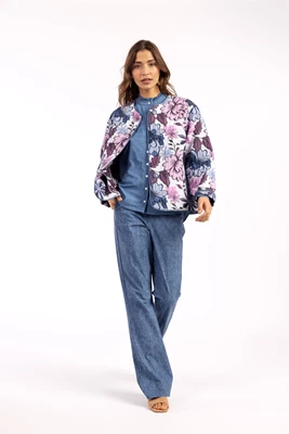 Esra jaquard flower jacket