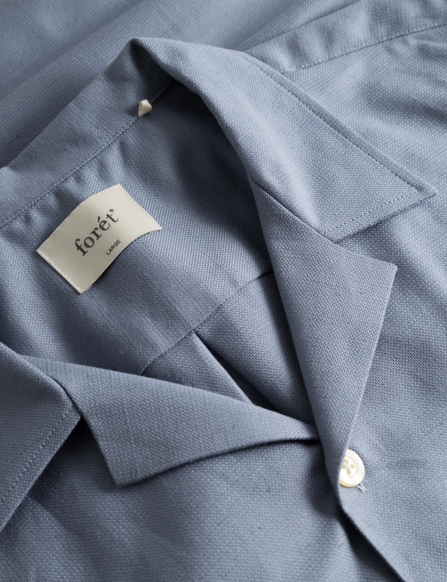 Foret | Basin ss shirt vintage blue