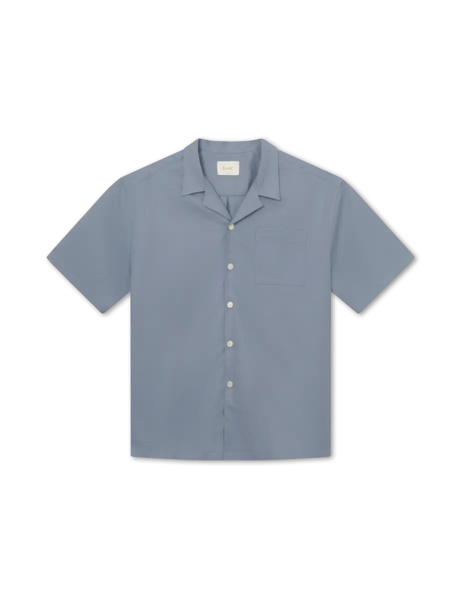 Foret | Basin ss shirt vintage blue