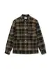 Foret | IVY WOOL OVERSHIRT - BROWN CHECK