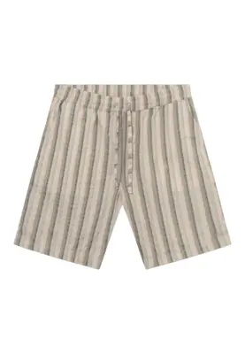 Foret | Otter seerssucker shorts grey stripe