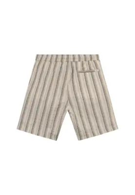 Foret | Otter seerssucker shorts grey stripe