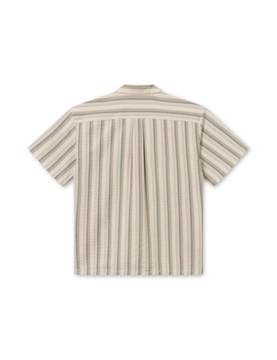 Foret | Otter seerssucker ss shirt grey stripe