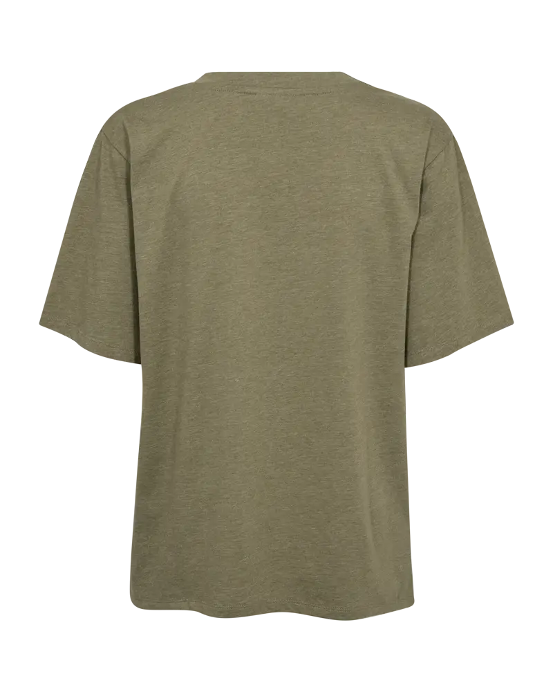 Freequent Brands of Scandinavia | FQBURN-TEE Deep Lichen Green w Deep