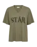 Freequent Brands of Scandinavia | FQBURN-TEE Deep Lichen Green w Deep