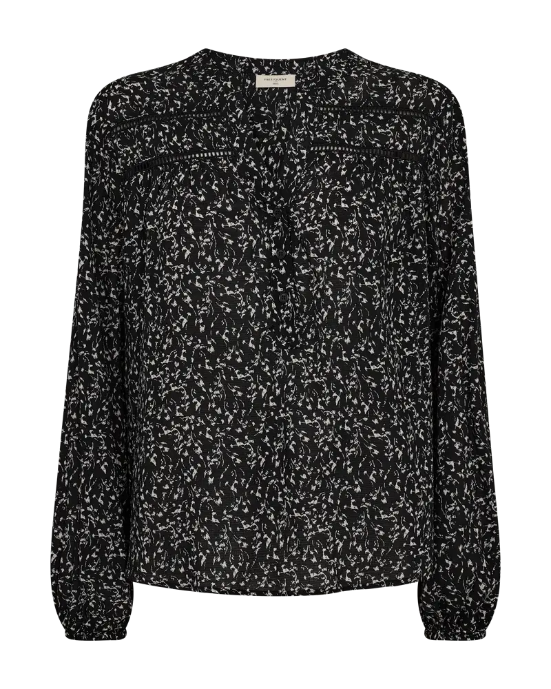 Freequent | Fqadney-blouse black w. moonbeam