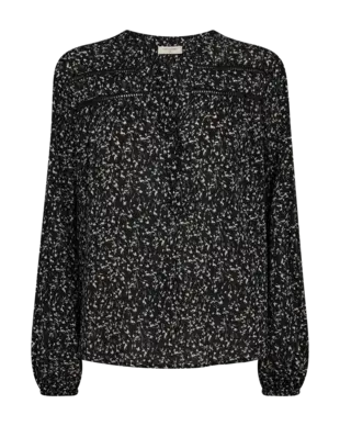 Freequent | Fqadney-blouse black w. moonbeam