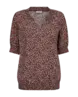 Freequent | Fqadney-blouse hot coral w. black