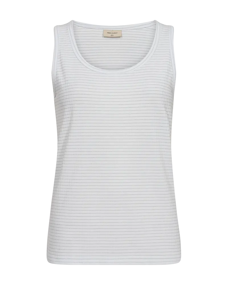 Freequent | Fqame-top brilliant white w. silver