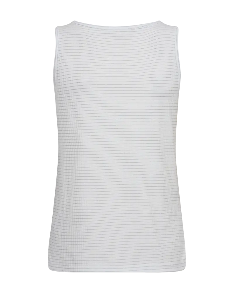 Freequent | Fqame-top brilliant white w. silver