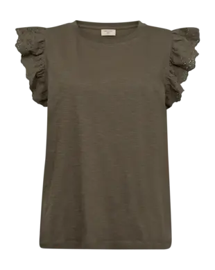 Freequent | Fqazing-tee dusty olive