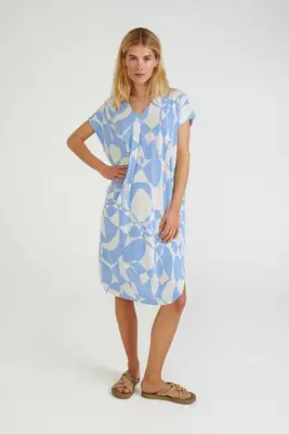 Freequent | FQFLOI-DRESS Vista Blue w. Cloud
