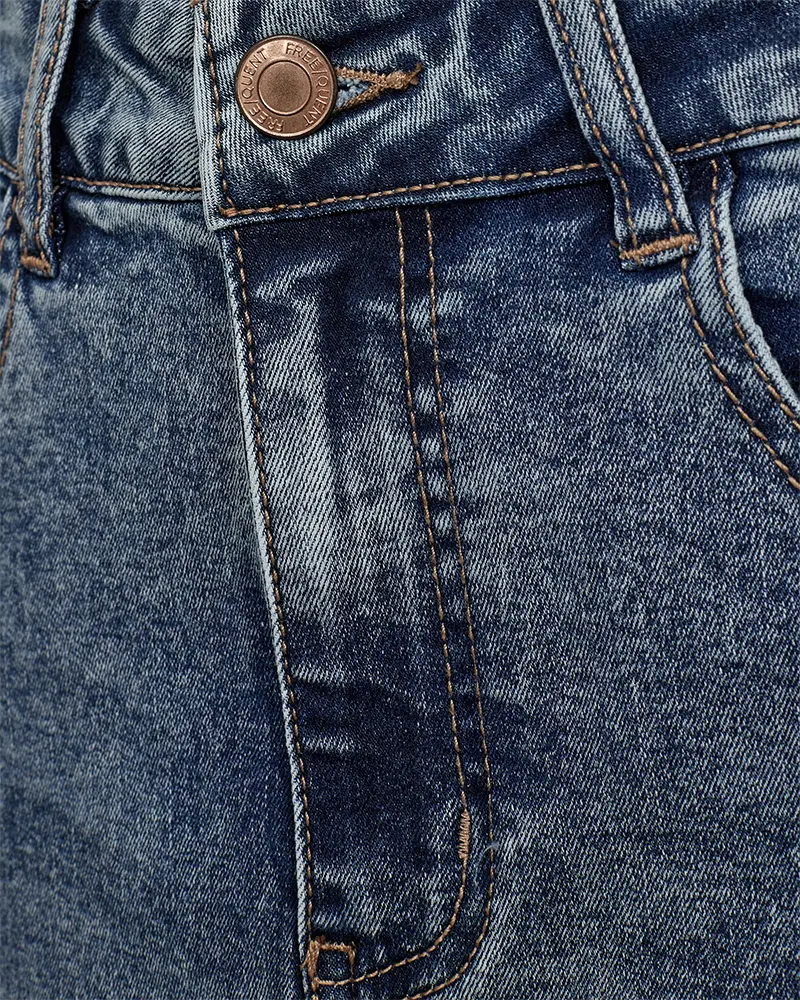 Freequent | Fqhalle-skirt medium blue denim