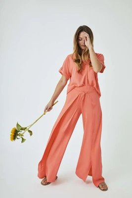 Freequent | Fqhamam-pant georgia peach