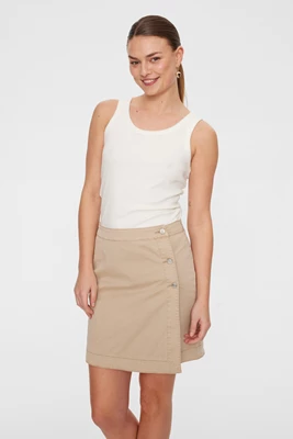 Freequent | Fqhaysol-skirt simply taupe