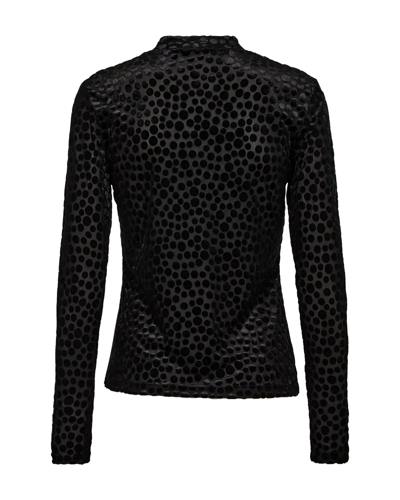 Freequent | Fqiska-blouse black w. black dot