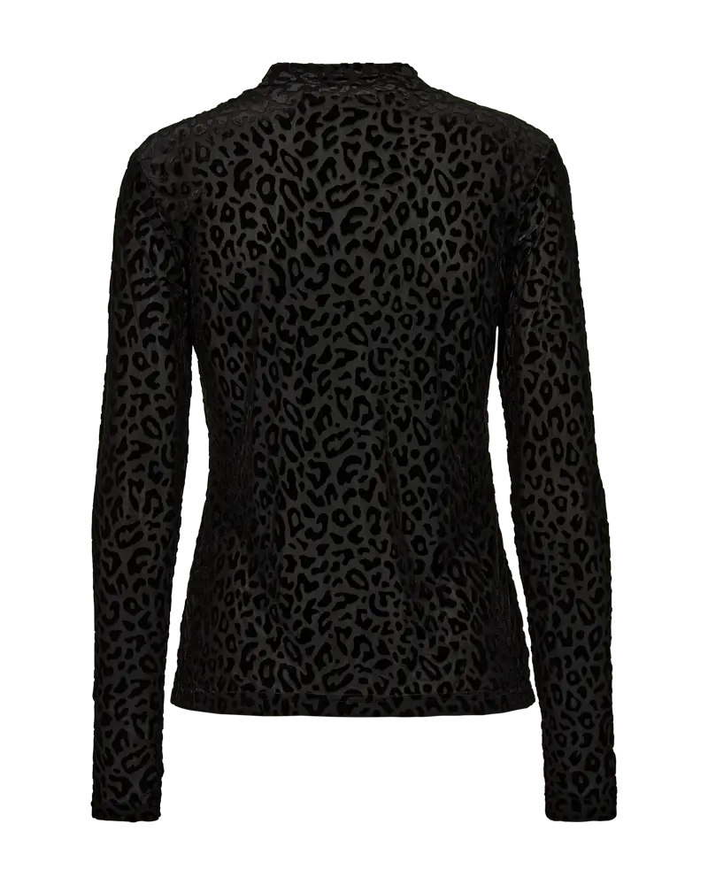 Freequent | Fqiska-blouse black w. black leo