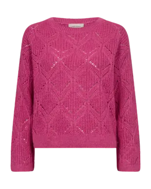 Freequent | FQJAZZ-PULLOVER Raspberry Rose Melange