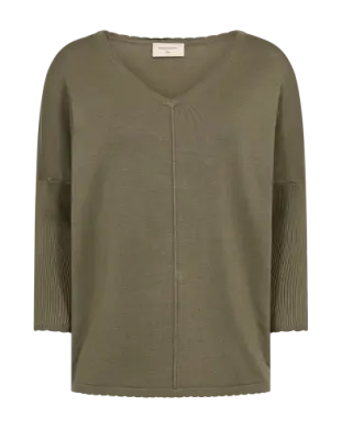 Freequent | FQJONE-PULLOVER Deep Lichen Green