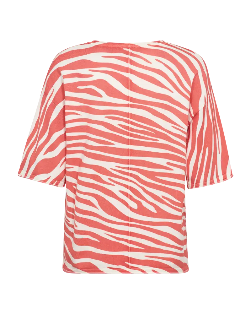 Freequent | Fqjone-pullover hot coral w. tofu