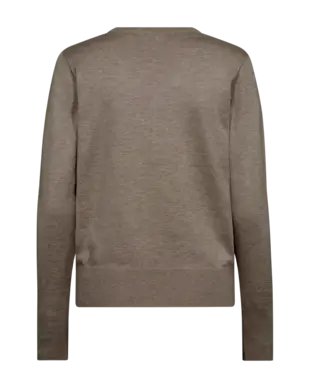 FREEQUENT | Fqkatie-pullover desert taupe melange