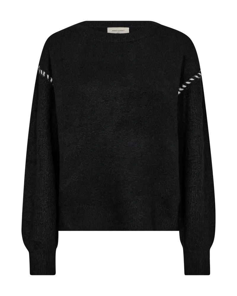 Freequent | Fqkinlock-pullover black w. moonbeam