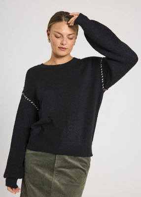 Freequent | Fqkinlock-pullover black w. moonbeam
