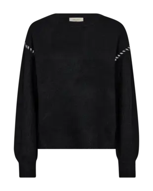 Freequent | Fqkinlock-pullover black w. moonbeam