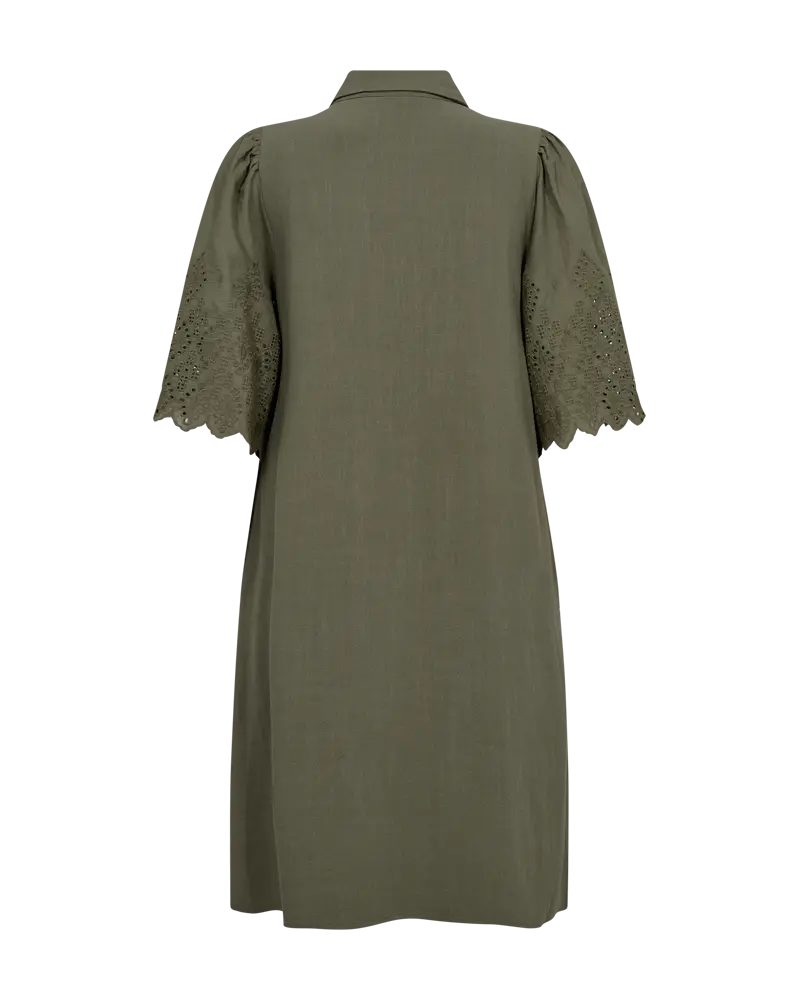 Freequent | Fqlara-dress deep lichen green