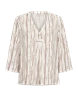 Freequent | Fqlarin-blouse off-white w. simply taupe