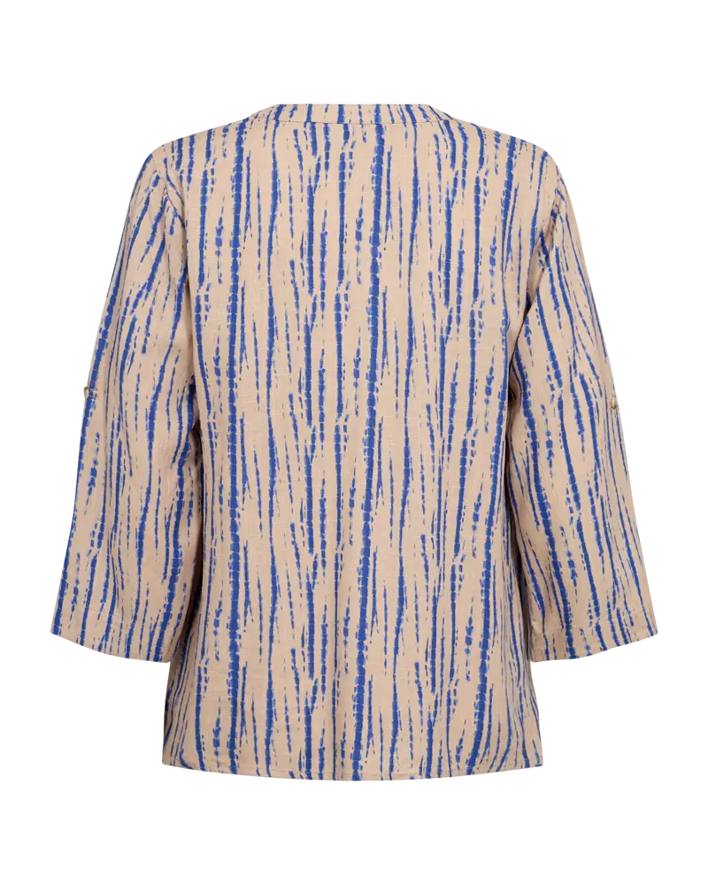 Freequent | Fqlarin-blouse sand melange w. nebulas blue