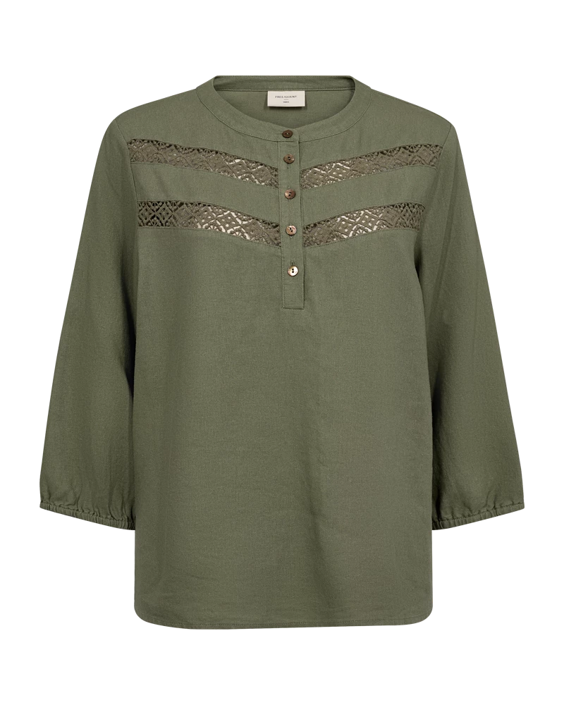 Freequent | Fqlava-blouse deep lichen green
