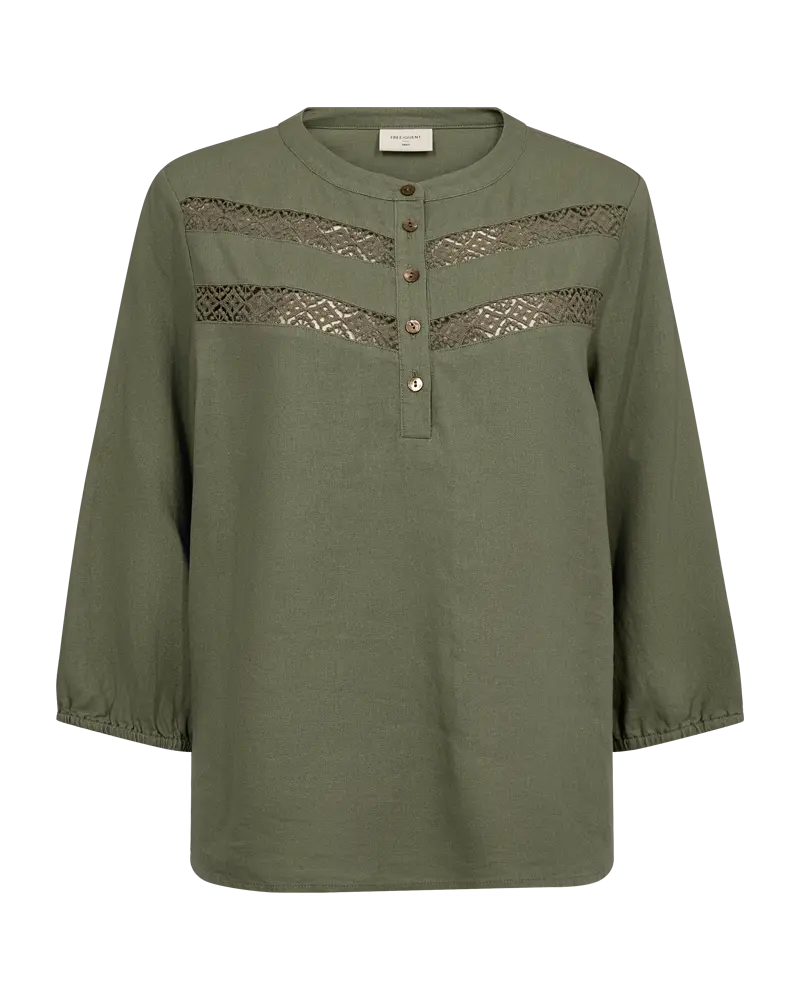 Freequent | Fqlava-blouse deep lichen green