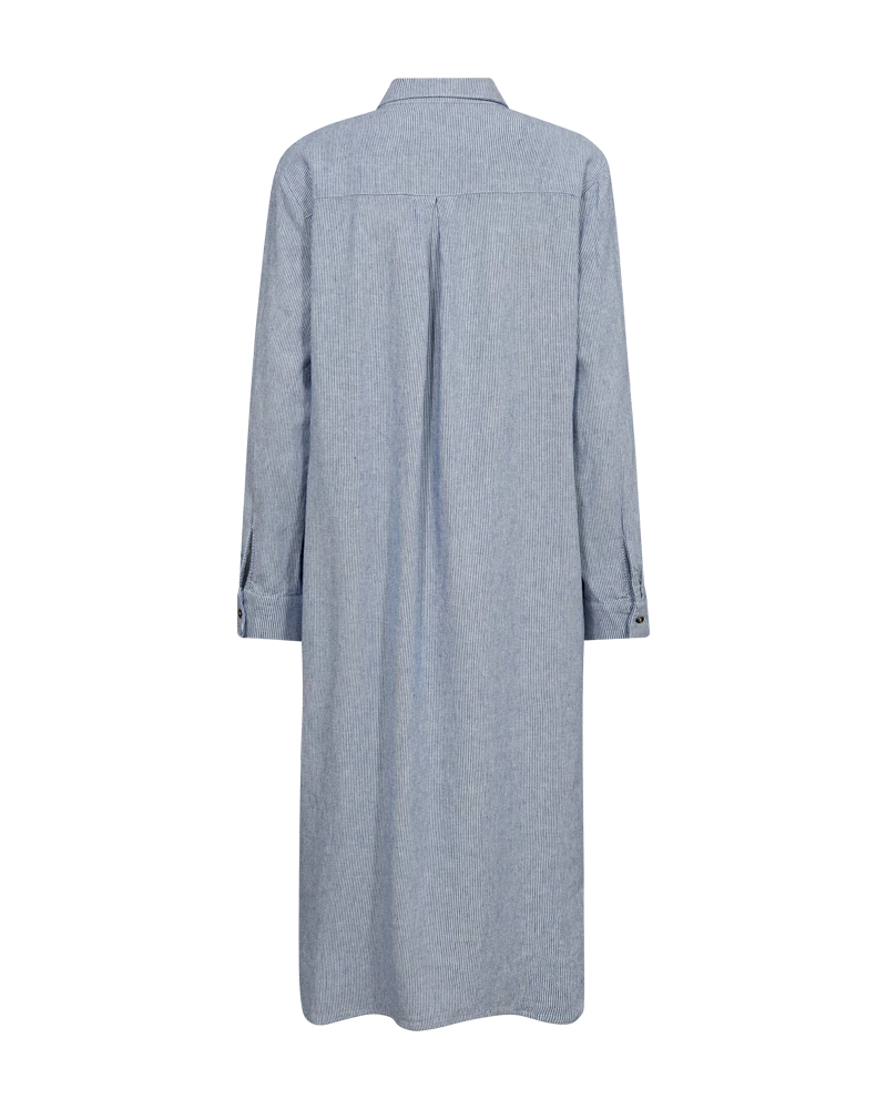 Freequent | Fqlava-dress off-white w. nebulas blue
