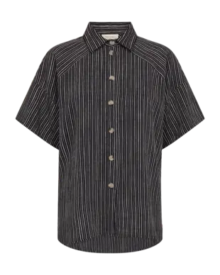 Freequent | Fqlavara-shirtblack w. brilliant white
