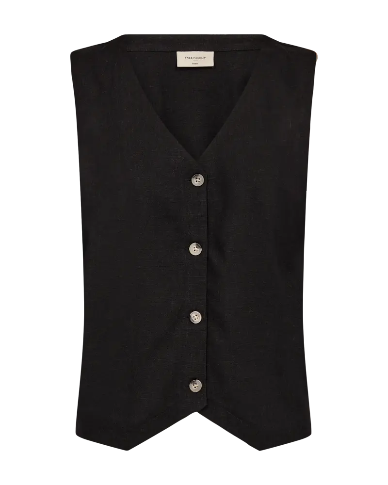 Freequent | Fqlavara-waistcoat black
