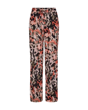 Freequent | Fqlexey-pants black w. hot coral