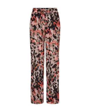 Freequent | Fqlexey-pants black w. hot coral